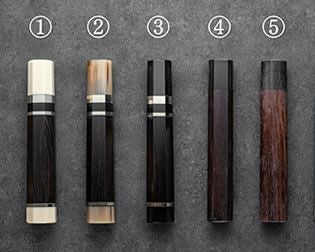 柄交換】黒檀八角 黒水牛銀巻柄 | 包丁通販なら明治33年創業の大阪 堺