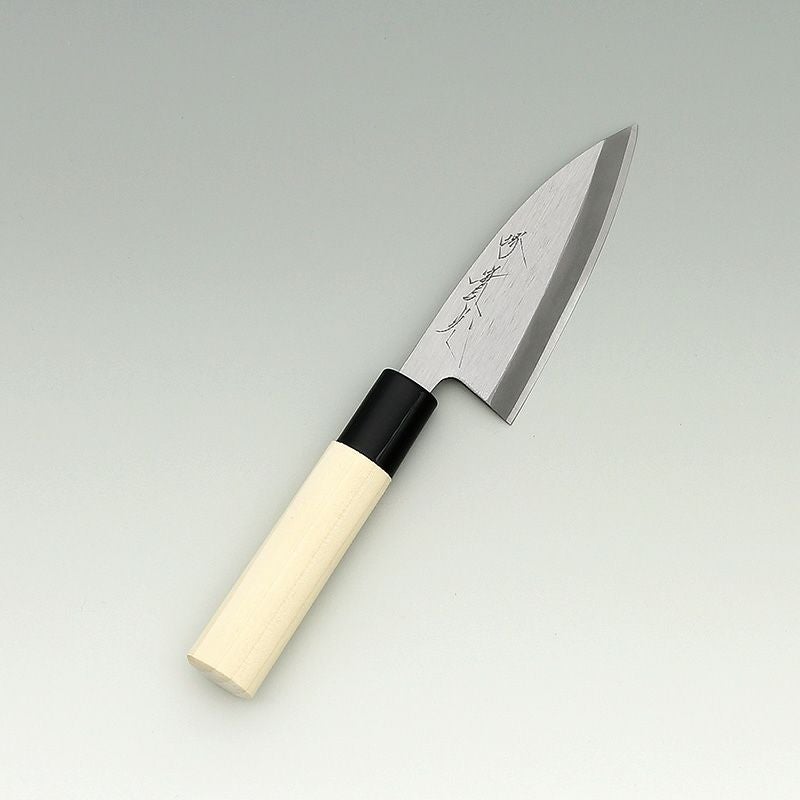 實光包丁（別打） 150mm 楽天市場】日本鋼 ツバ付 ペティ 150mm 實光包丁(堺包丁) 堺 名入れ