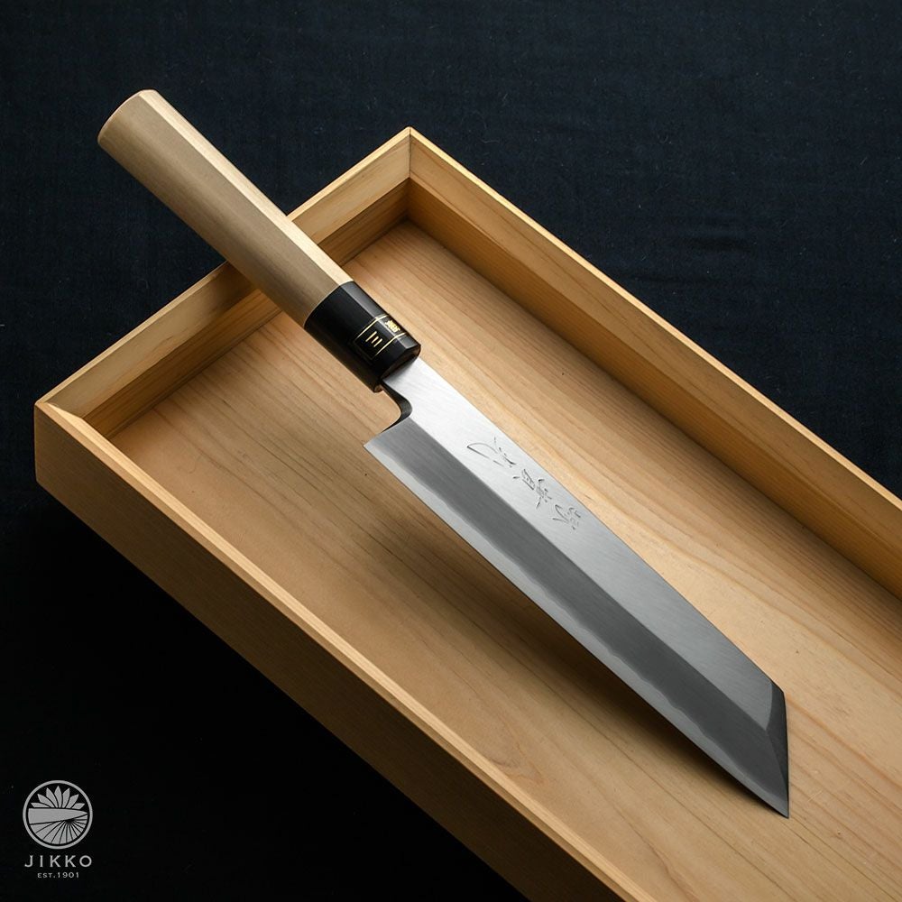 1455 堺刃物 泉源兼光作 包丁 210mm 商品一覧 | 包丁通販なら明治33年創業の大阪 堺の實光刃物 (じっこう)