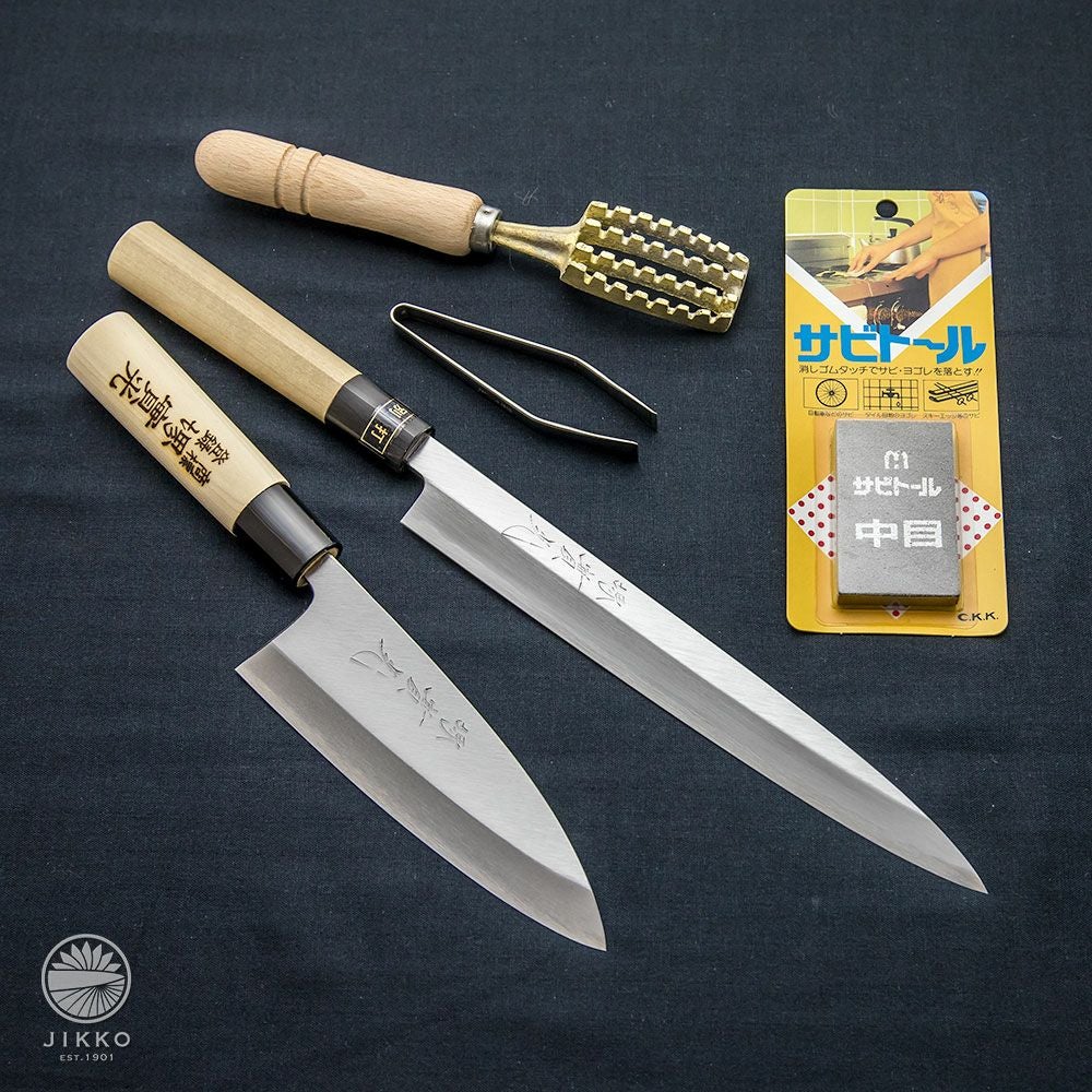 さばけるセット 和包丁／片刃包丁｜堺包丁の通販 實光刃物(じっこうは