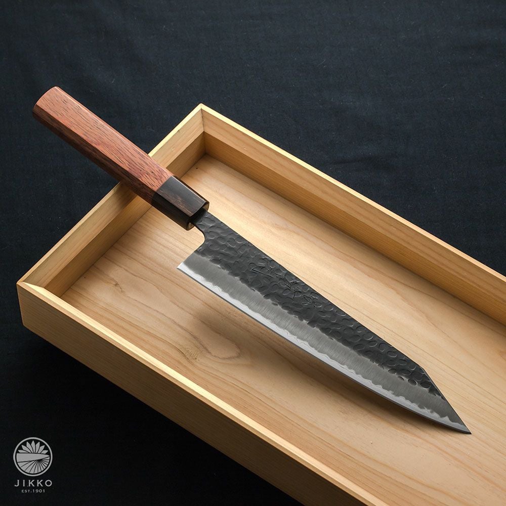 【未使用・サヤ付】京都有光 高級 切付包丁 刃渡り約17cm 和包丁 刻印有 切付商品一覧 | 包丁通販なら明治33年創業の大阪 堺の實光刃物 (じっこう)