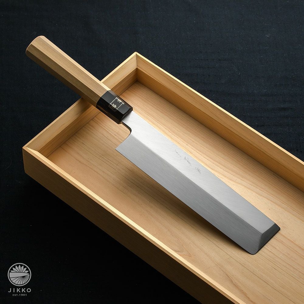 本焼白三】薄刃包丁 | 包丁通販なら明治33年創業の大阪 堺の實光刃物