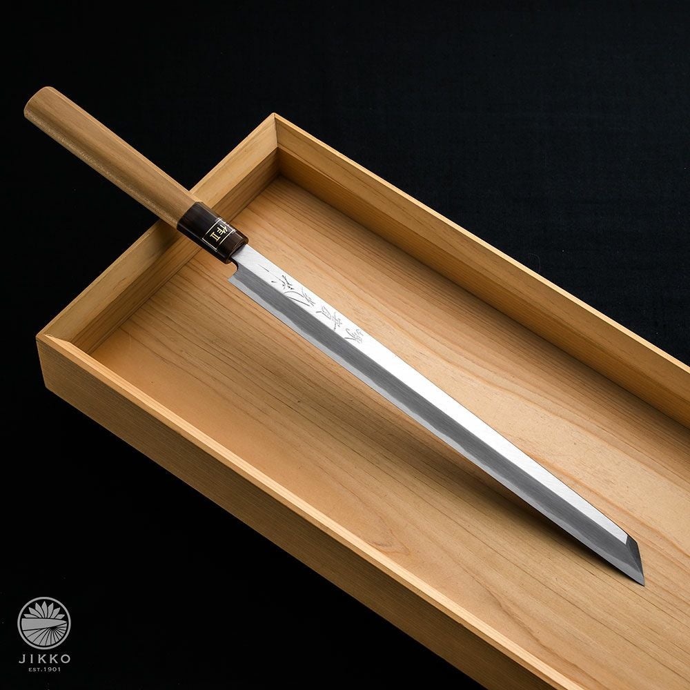 タコ引 切付 和包丁／片刃包丁｜堺包丁の通販 實光刃物(じっこうはもの