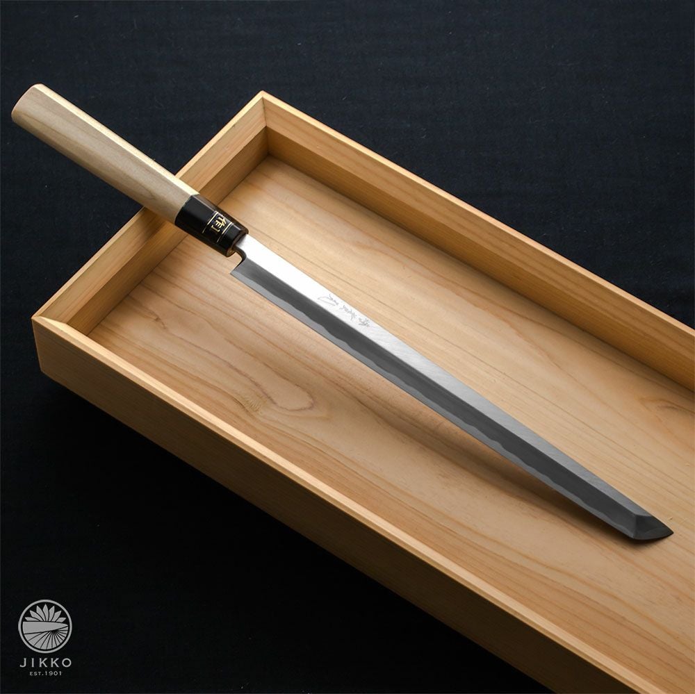 タコ引 先丸 和包丁／片刃包丁｜堺包丁の通販 實光刃物(じっこうはもの