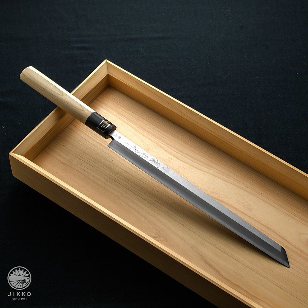 タコ引 切付 和包丁／片刃包丁｜堺包丁の通販 實光刃物(じっこうはもの