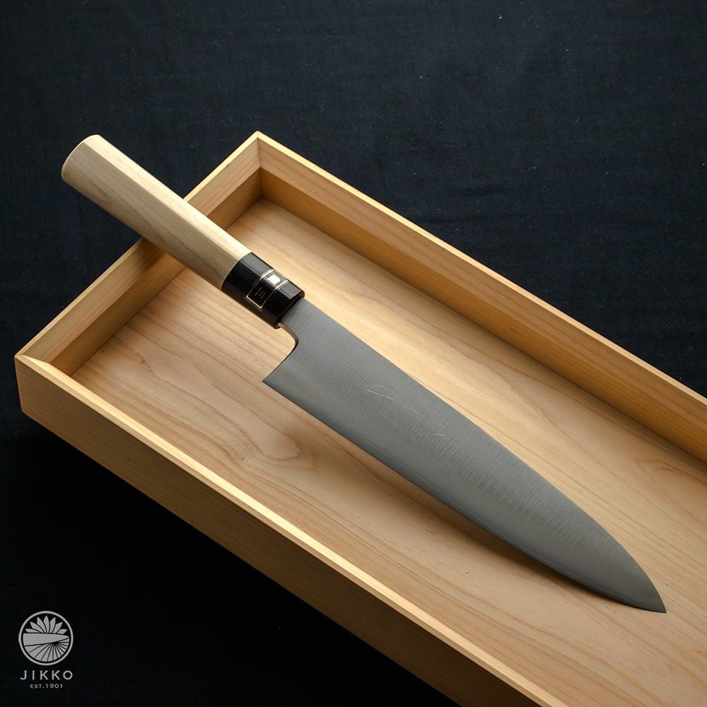 銀三】牛刀 | 包丁通販なら明治33年創業の大阪 堺の實光刃物 (じっこう)