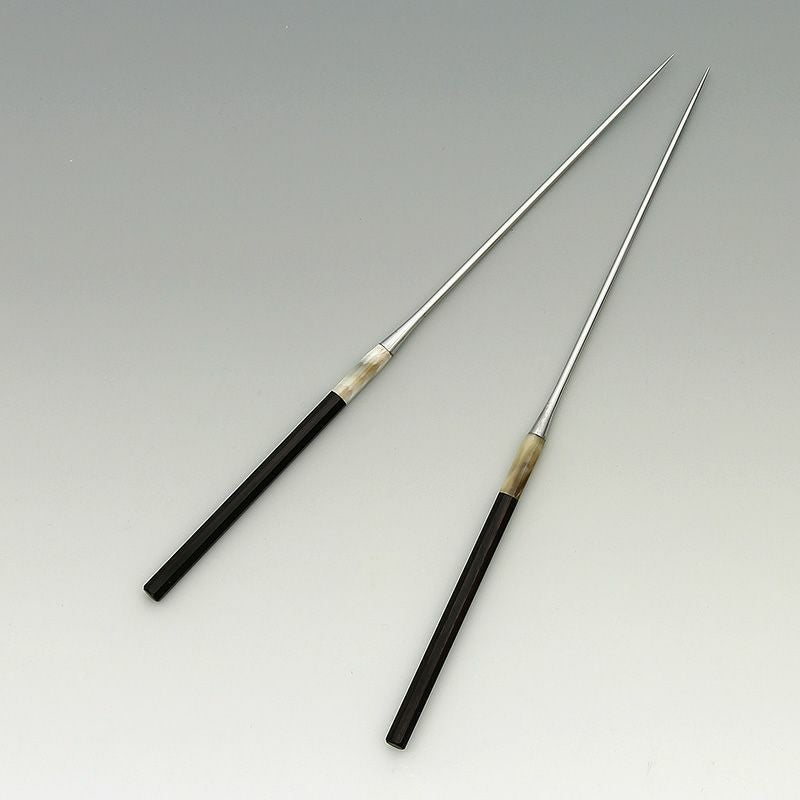 KANDA　黒檀六角柄　本焼まな箸 まな箸】黒檀八角柄 | 包丁通販なら明治33年創業の大阪 堺の實光刃物