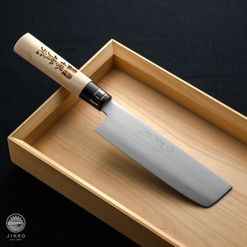 菜切 和包丁／両刃包丁｜堺包丁の通販 實光刃物(じっこうはもの) 明治