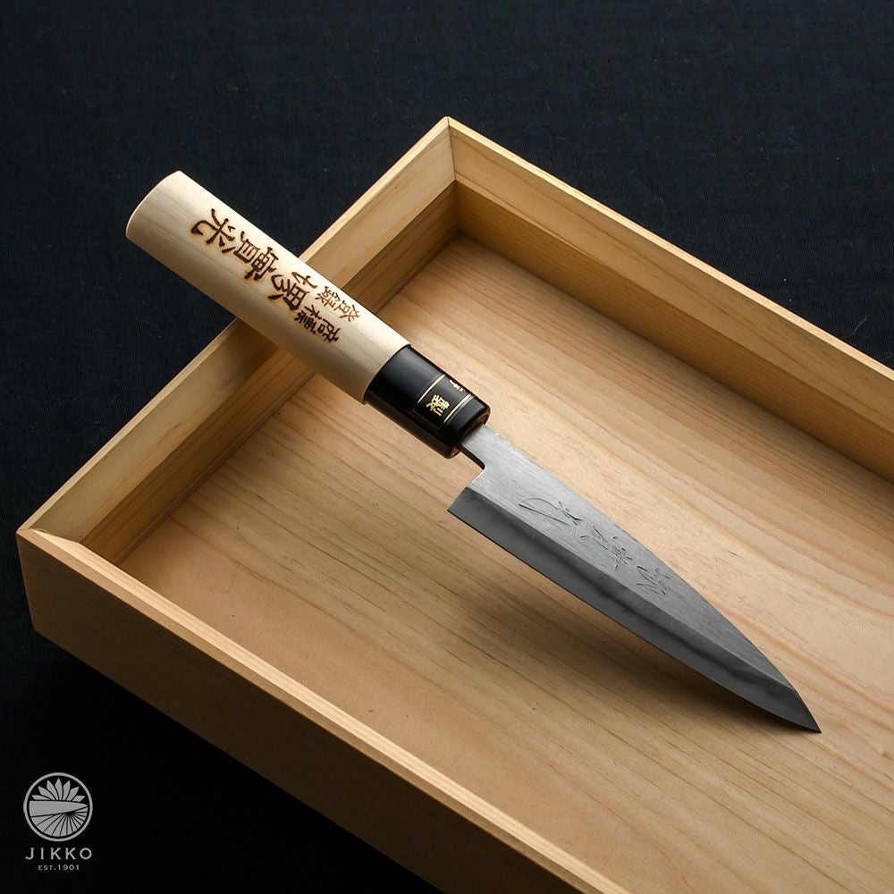 希少 小型切付包丁 研ぎ済み 貝割き イカ割き 葉蘭切り 釣り 包丁 切付型 イカ割き包丁【ふくべ鍛冶】能登の里海の暮らしから生まれた和の万能包丁