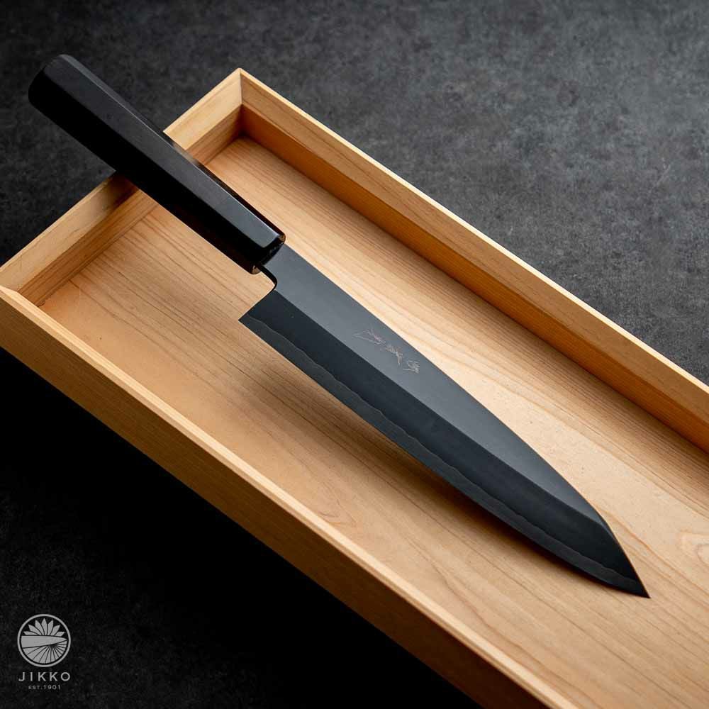 銀座 片刃牛刀 | 包丁通販なら明治33年創業の大阪 堺の實光刃物 (じっこう)