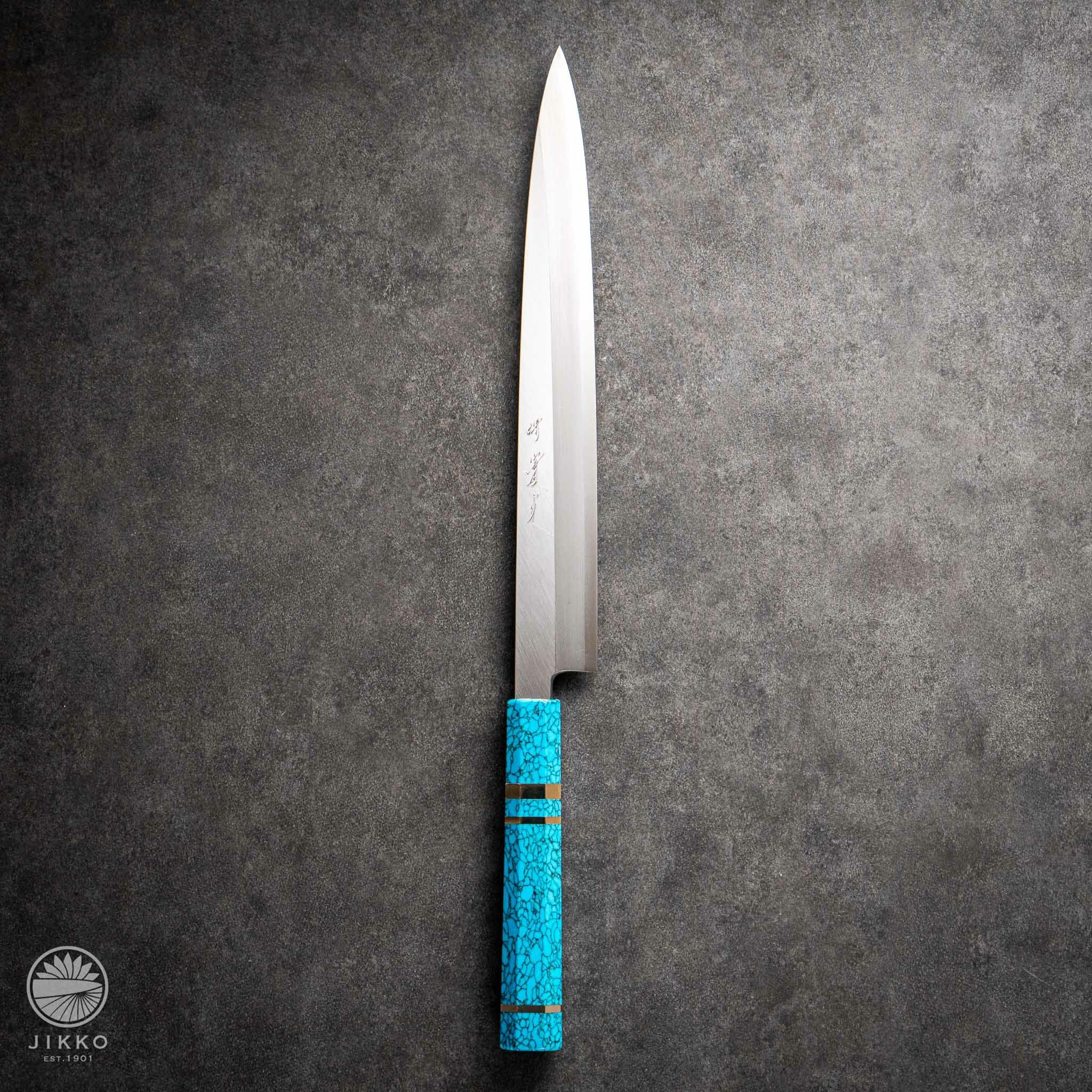 SRS13】刺身 ターコイズ風 八角柄 | 包丁通販なら明治33年創業の大阪