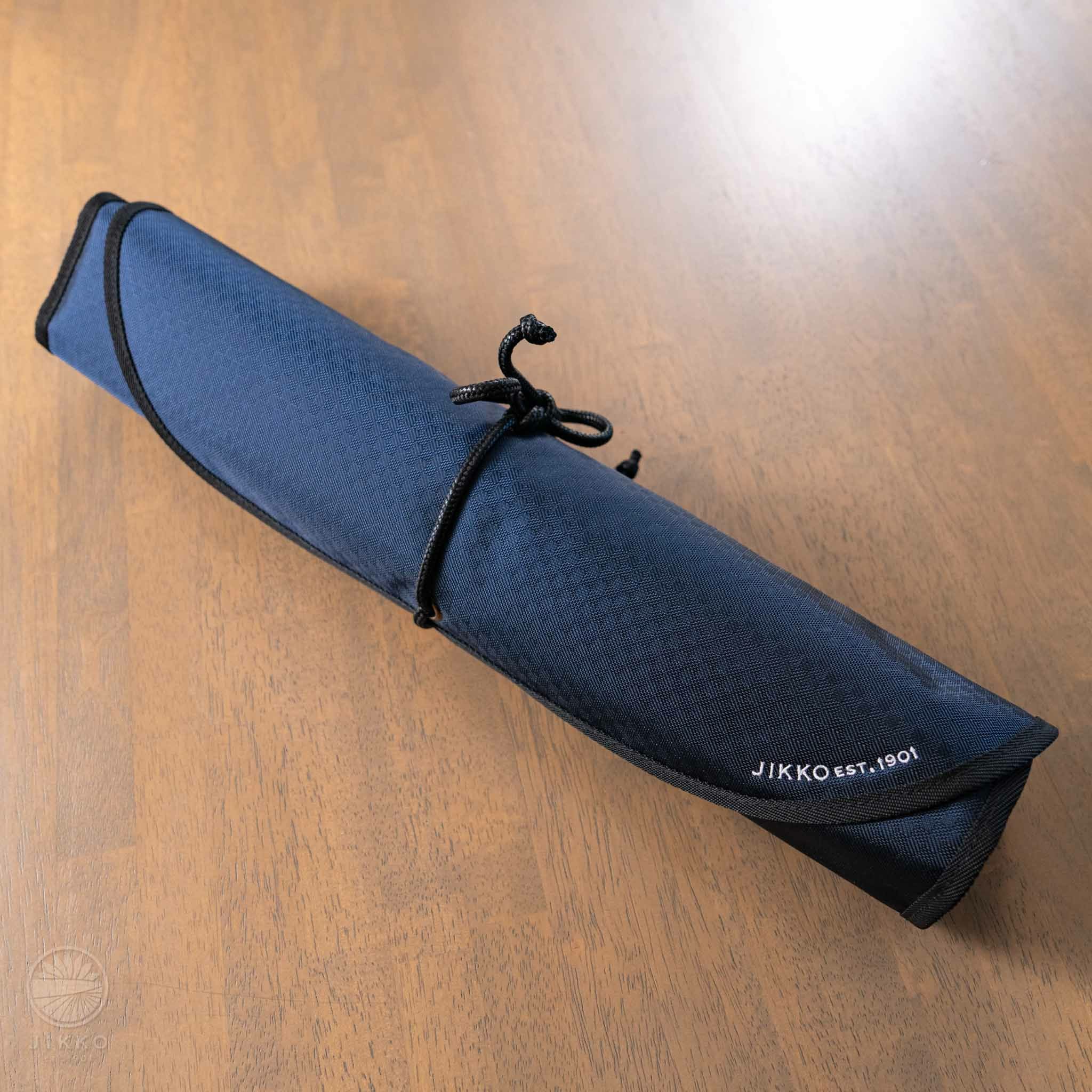 實光 包丁ケース 巻物 市松模様 6本入り ※PC鞘は付属していません